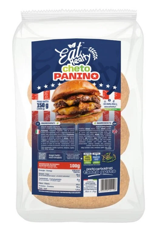 EAT HEALTY CHET PANINO 3PZ 50G