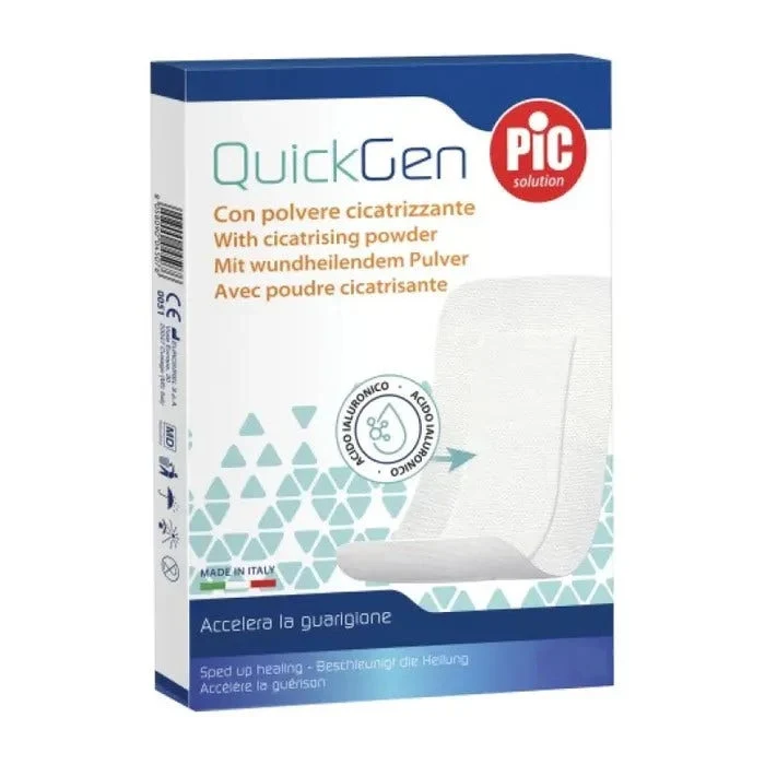 Cerotto Pic Cicatrizzante Quickgen 10x12cm 5 Pezzi