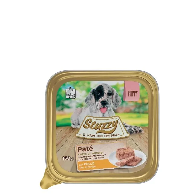 Stuzzy Paté Classico per Cuccioli con Pollo Vaschetta 150g