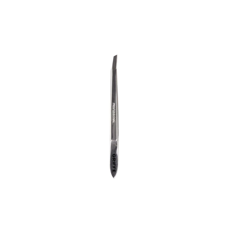 Pinzetta Punta Obliqua Nickel Professionale