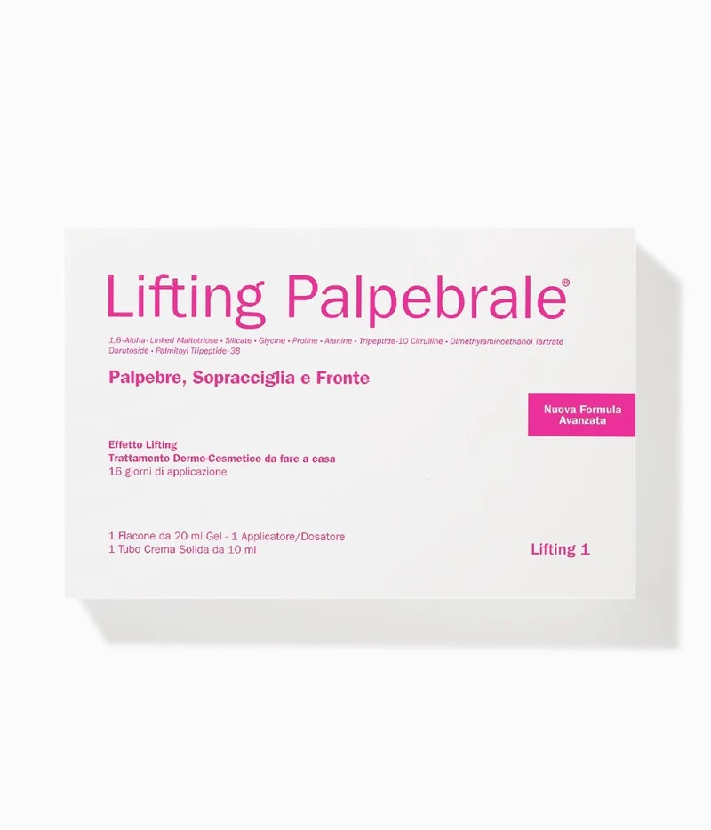 Lifting Palpebrale Trattamento Intensivo 1 Flacone Gel 20ml + 1 Tubo Crema Solida 10ml + 1 Applicatore