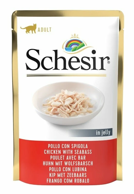SCHESIR CAT POLLO SPIGOLA 85G