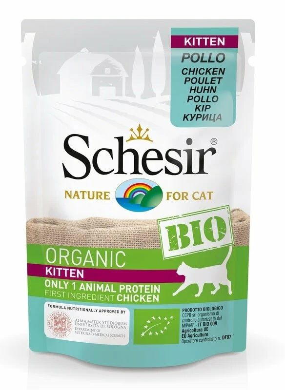 SCHESIR BIO CAT KITT POLLO 85G