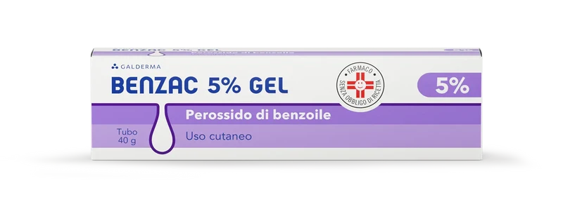 BENZAC 5% GEL"TUBO 40 G