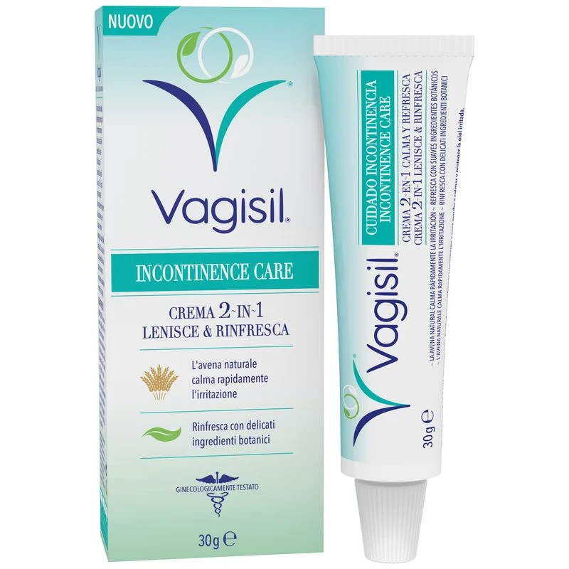Vagisil Incontinence Care crema intima lenitiva e rinfrescante 30g