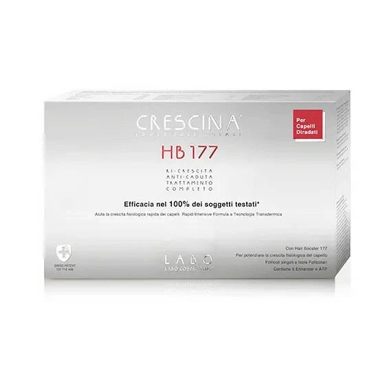 Crescina Transdermic Isole Follicolari HB 177 Anti-Caduta Trattamento Completo 2100 Donna 10+10 Fial