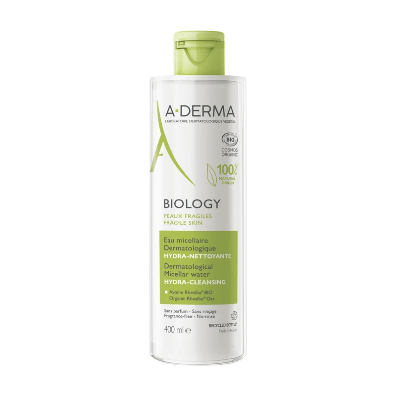 A-Derma Biology Acqua Micellare Dermatologica Idra-Detergente 400ml