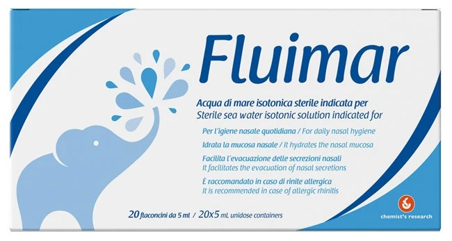 Fluimar Acqua Di Mare Isotonica 20 Fiale Da 5ml