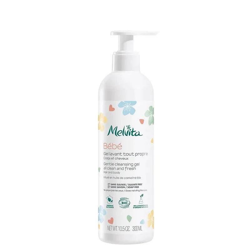 Melvita Gel Detergente Delicato Corpo Capelli 300ml