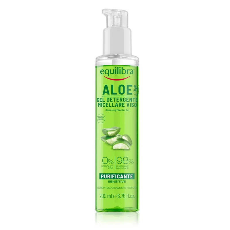 Equilibra Aloe Gel Detergente Micellare Viso Purificante 200ml