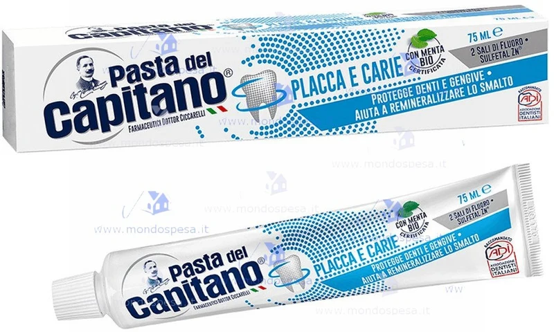 Pasta Del Capitano Dentifricio 100 Ml Placca E Carie