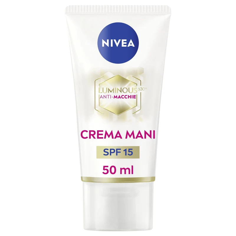 Nivea Cellular Luminous630 Crema Mani Anti-Macchie Trattamento Avanzato Anti-Età SPF15 50ml
