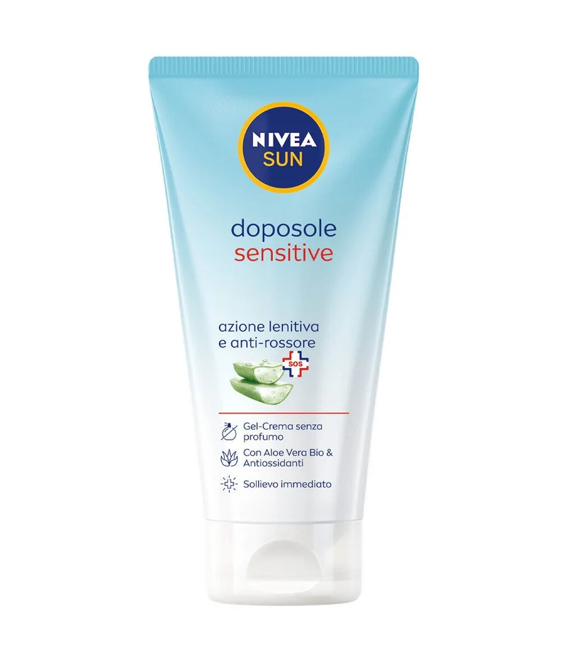 Nivea Sun Gel Crema Doposole Sensitive Dopo Sole Per Pelli Sensibili Rinfrescante E Lenitivo 175ml