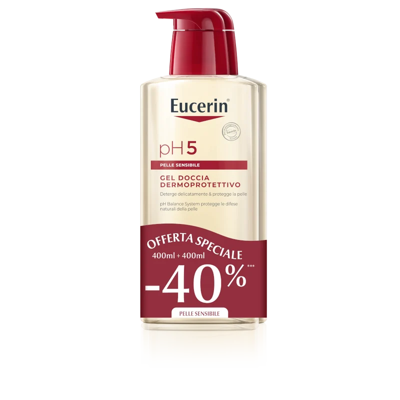 Eucerin Ph5 Gel Doccia Dermoprotettivo 2x400ml