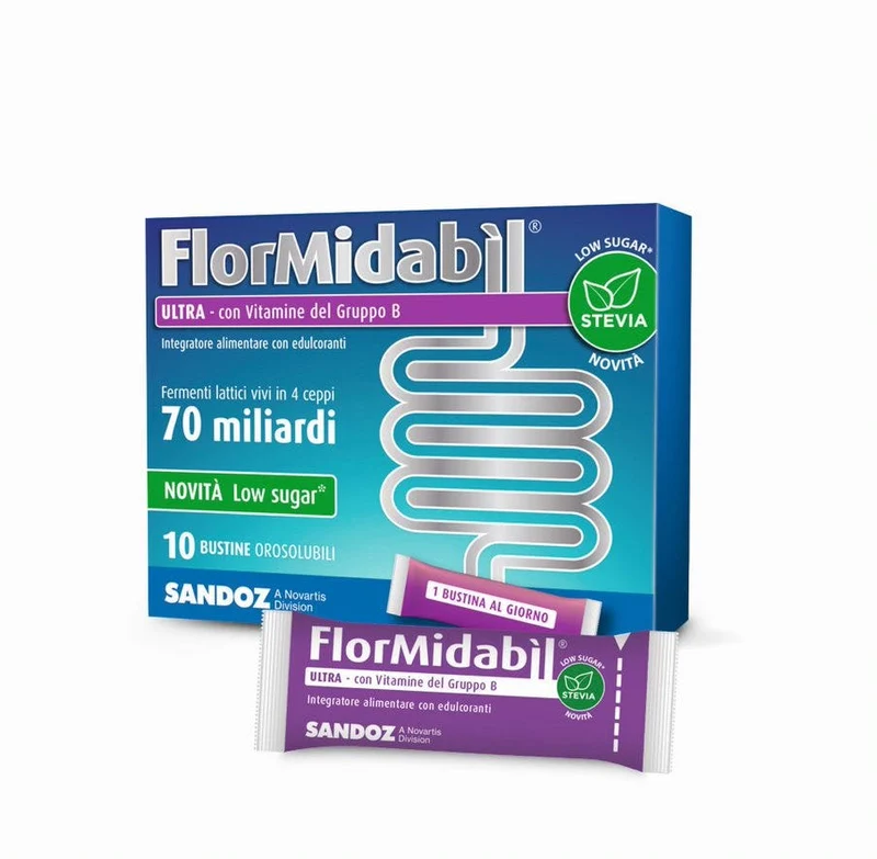 Flormidabil Ultra 70 Miliardi Con Stevia 10 Bustine