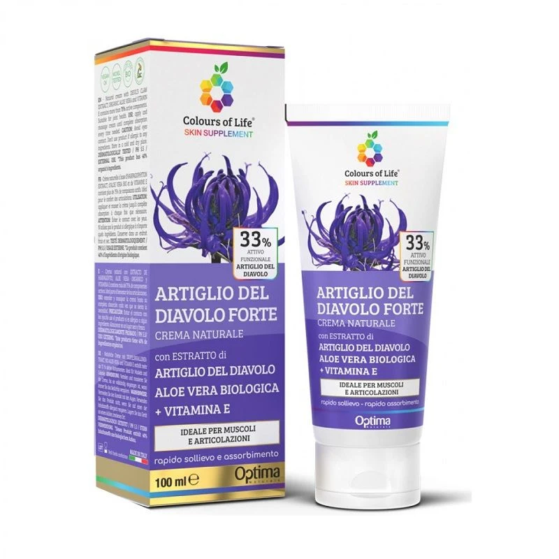 Optima Natural Crema Artiglio del Diavolo Forte per muscoli e articolazioni 100ml