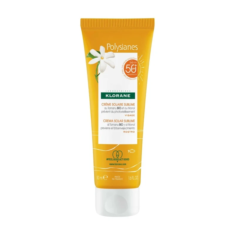 Klorane Polysianes Crema Solare Sublime SPF 50+ 50ml
