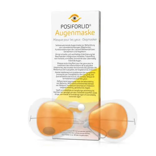 POSIFORLID 2 MASCHERA PER OCCHI PER TRATTAMENTO TERMICO PER BLEFARITE E DISFUNZIONE MEIBOMDRUSEN