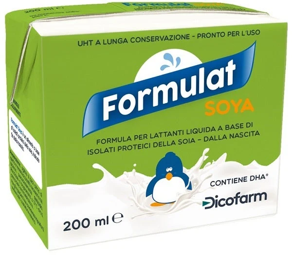 Formulat Soya Liquido Per Lattanti Dalla Nascita 3x200ml