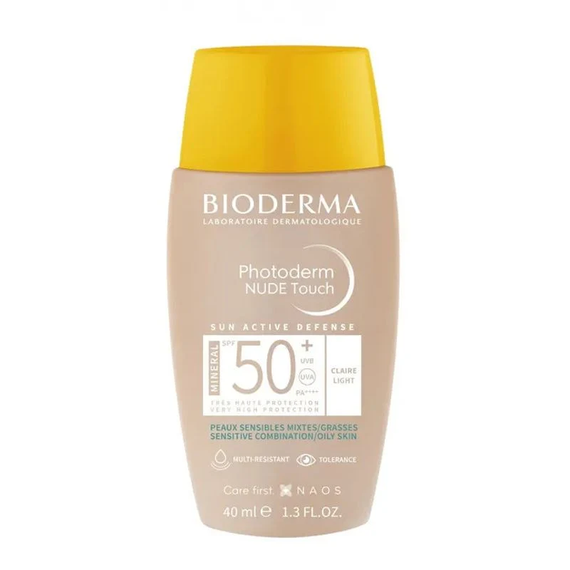 Bioderma Photoderm Nude Touch Mineral SPF50+ Tonalità Chiara 40ml