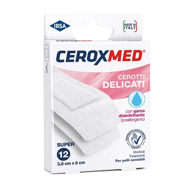 Ceroxmed Cerotti Delicati Super 12 Pezzi