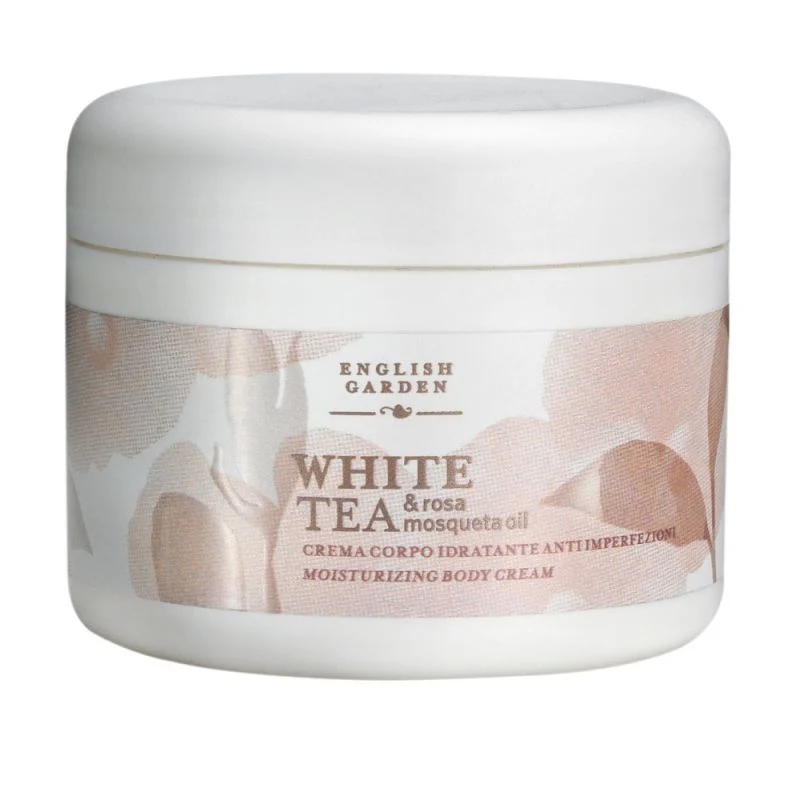 English Garden Crema Corpo Idratante Anti-imperfezioni White Tea And Rosa Mosqueta Oil