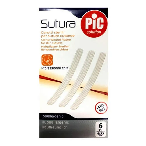 CEROTTO PER SUTURA PIC SOLUTION 6 X 75 MM 6 PEZZI
