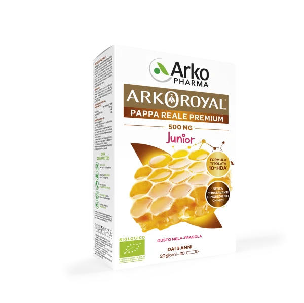 Arkoroyal Junior Pappa Reale Bio 500 Mg 20 Unidose