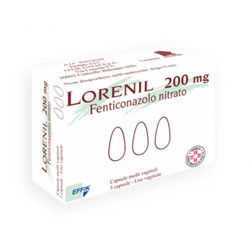 LORENIL "200 MG CAPSULE MOLLI VAGINALI"3 CAPSULE"