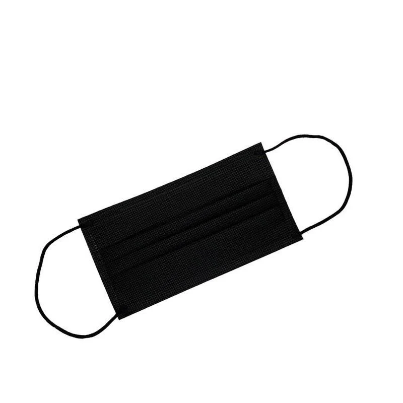 Mascherina Chirurgica Adulto Black 50 Pezzi Imbustati Singolarmente