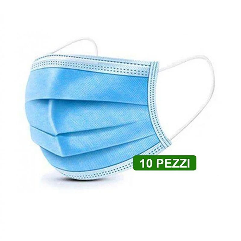 Mascherine Chirurgiche monouso adulto 10 pezzi