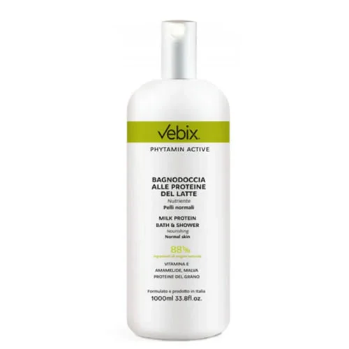 VEBIX PHYTAMIN ACTIVE BAGNODOCCIA PROTEINE LATTE 1000 ML