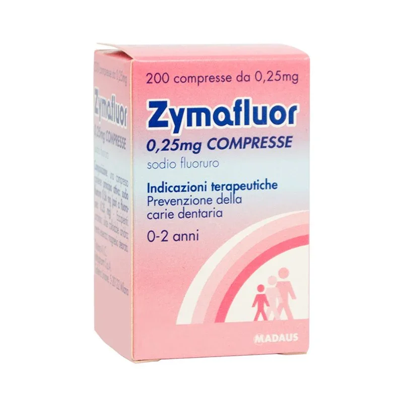 ZYMAFLUOR "0,25 MG COMPRESSE"200 COMPRESSE"