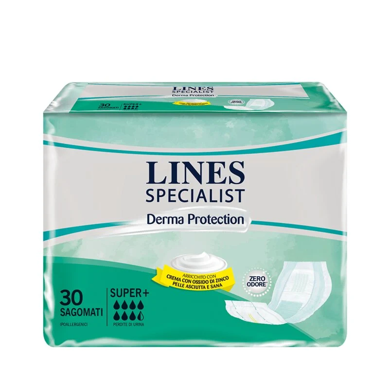 Lines Specialist Derma Protection Pannoloni Sagomati Unisex Super+ 30 Pezzi