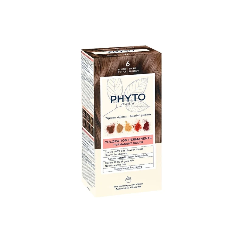 Phyto Phytocolor 6 Biondo Scuro Colorazione Permanente Per Capelli