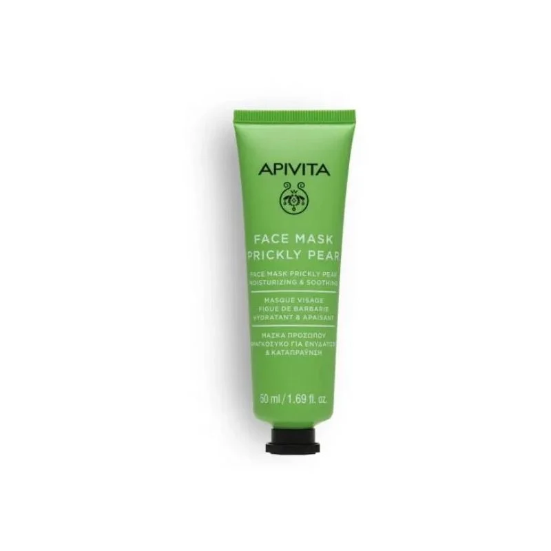 Apivita Maschera Viso Fico D'India idratante e lenitiva 50ml
