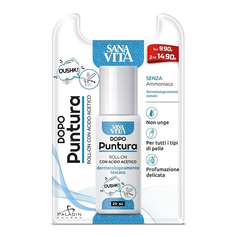 Sanavita Antizanzare Dopo Puntura roll-on 20ml