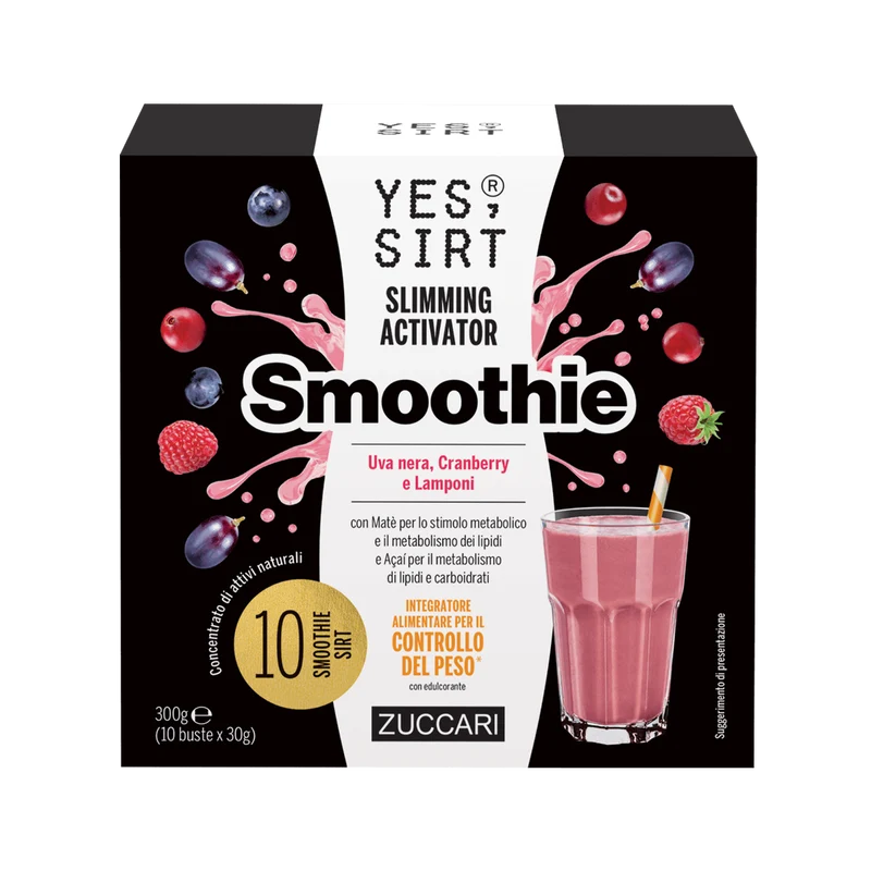 Yes Sirt Slimming Activator Smoothie Uva Nera/Cranberry /Lamponi 10 Buste