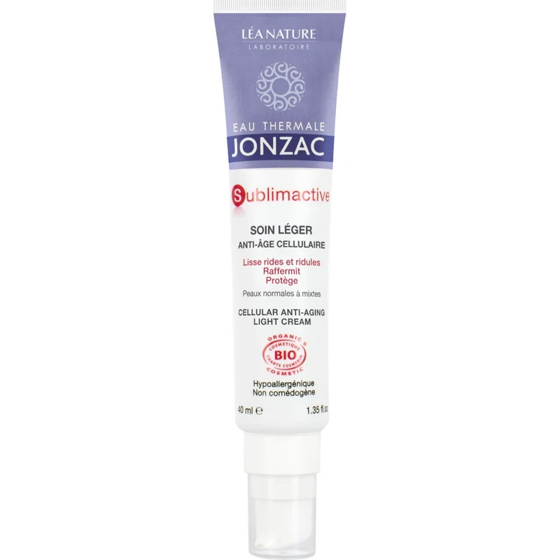Eau Thermale Jonzac Crema Leggera Levigante Anti-Age Sublimactive Viso 40ml
