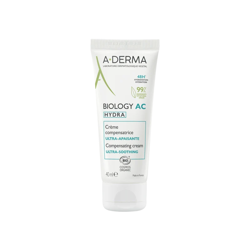 A-Derma Biology Ac Hydra Crema Compensatrice Ultra-lenitiva Anti-imperfezioni 40ml