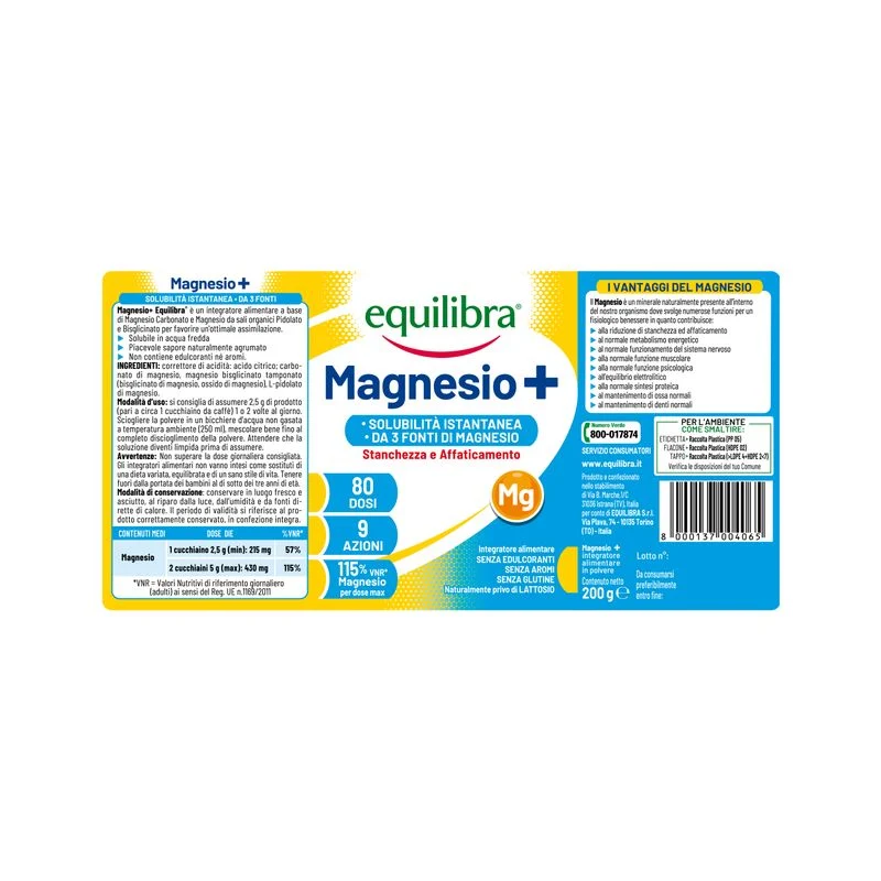 Equilibra Magnesio+ 200g