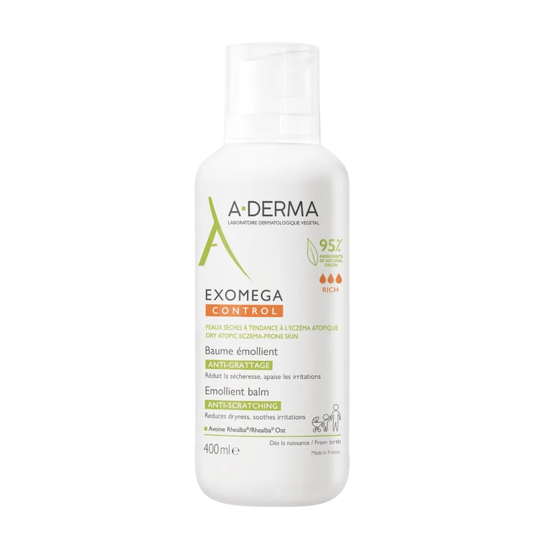 A-Derma Exomega Control Balsamo Emolliente Anti-Grattage 400ml