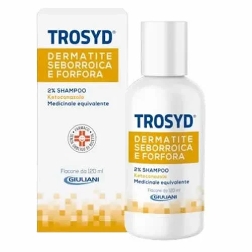 TROSYD DERMATITE SEB 2% SHAMPOO FLACONE IN HDPE DA 120ML