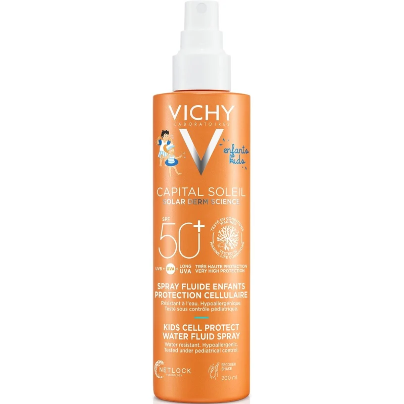 Vichy Capital Soleil Solare Spray Dolce Bambini Texture ultra-leggera SPF 50+ 200 ml