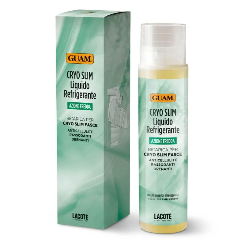 Guam Cryo Slim Liquido Refrigerante Azione Fredda Ricarica per fasce anticellulite 250ml