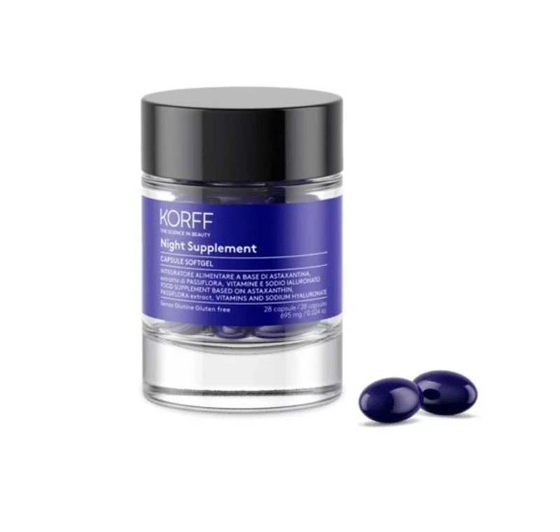 Korff Night Supplement Trattamento Rigenerante Viso 28 capsule in softgel