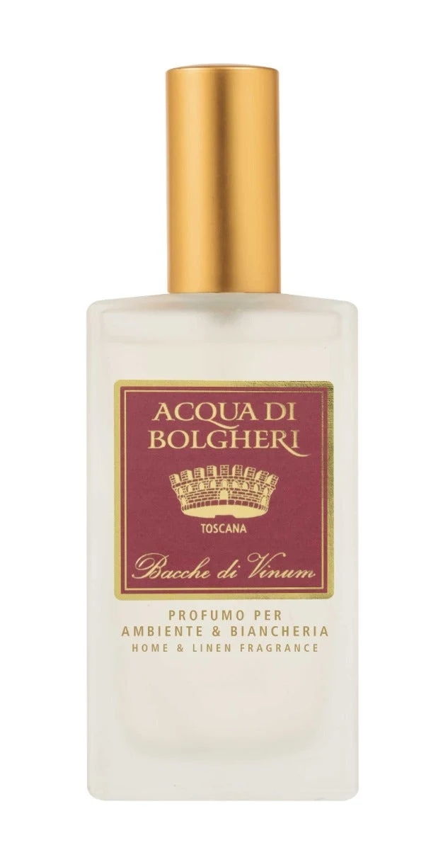 Acqua Di Bolgheri Profuma Ambiente E Biancheria Bacche Di Vinum Spray 100ml