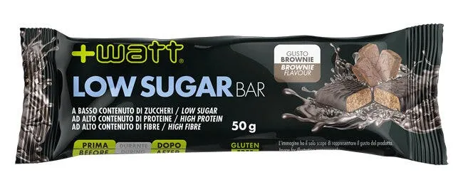 +Watt Low Sugar Barretta Gusto Brownie 50g