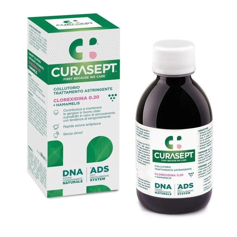 Curasept Collutorio ADS + DNA trattamento astringente 200ml