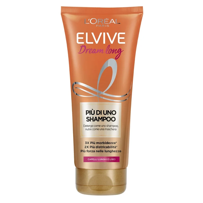 L'Oréal Paris Elvive Più Di Uno Shampoo Dream Long Shampoo Nutriente Capelli Lunghi/Lisci 200ml